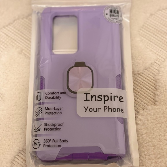 # 1 - Samsung Galaxy s22 Ultra Case used phone case light Purple - Picture 3 of 14